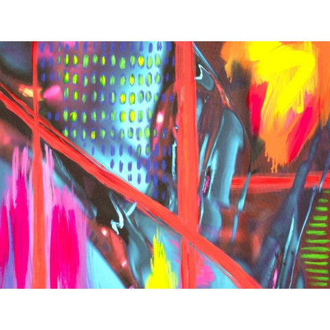 Color Crush I Black Modern Wood Framed Art Print by Stramel, Renee W.