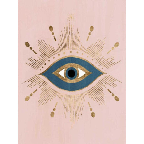 Seeing Eye I Black Modern Wood Framed Art Print with Double Matting by Popp, Grace