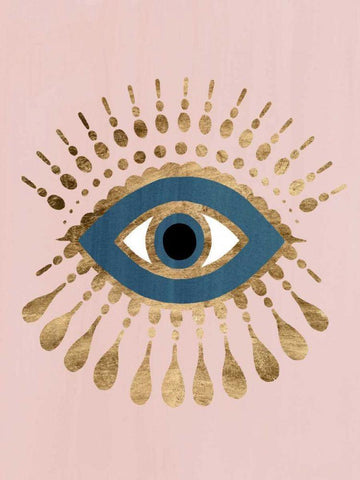 Seeing Eye II Black Ornate Wood Framed Art Print with Double Matting by Popp, Grace