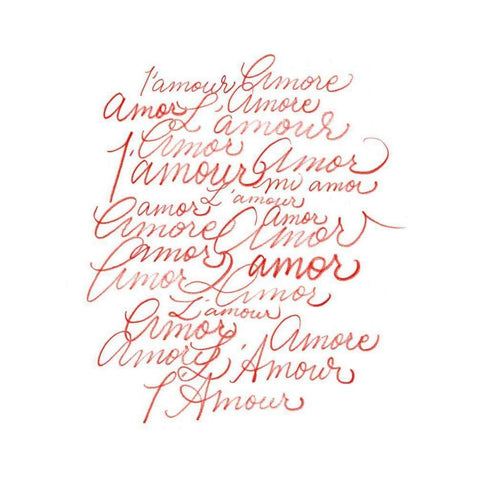 Lots of Love II White Modern Wood Framed Art Print by Popp, Grace