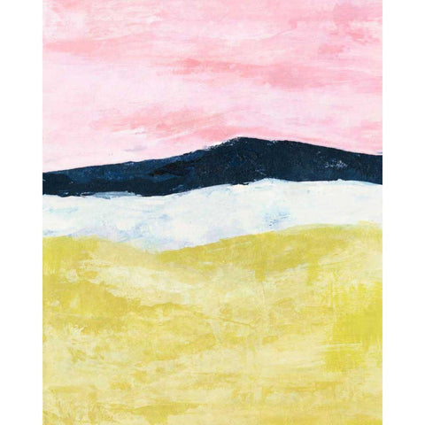 Spring Plain II White Modern Wood Framed Art Print by Warren, Annie