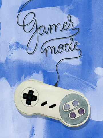 Hardcore Gamer II Black Ornate Wood Framed Art Print with Double Matting by Popp, Grace