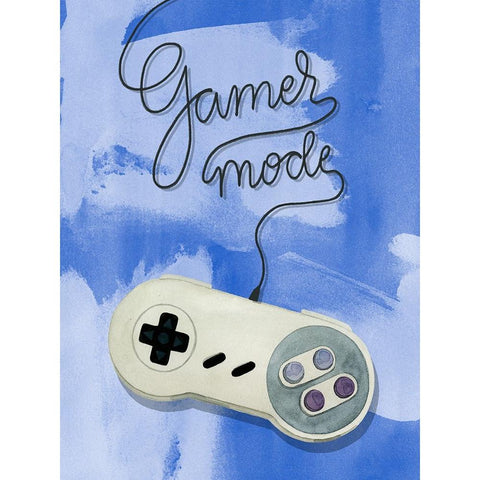 Hardcore Gamer II Gold Ornate Wood Framed Art Print with Double Matting by Popp, Grace