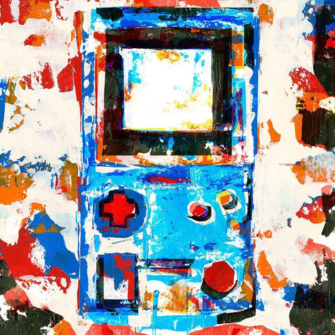 Bold Gamer II Gold Ornate Wood Framed Art Print with Double Matting by Warren, Annie
