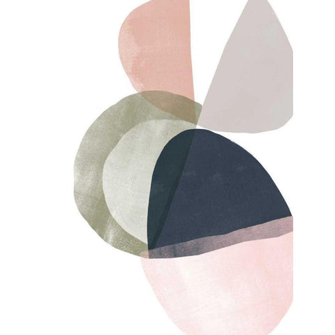 Encapsulate I Black Modern Wood Framed Art Print with Double Matting by Vess, June Erica
