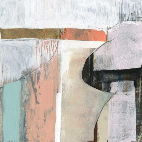 Sweet Collage I Black Modern Wood Framed Art Print by Goldberger, Jennifer