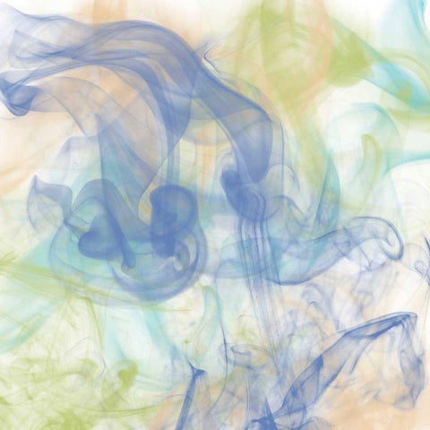 Tranquil Smoke II Black Modern Wood Framed Art Print by Saunders, Alonzo