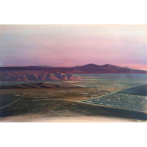 Breathtaking Valley Black Modern Wood Framed Art Print by Dean, Bruce