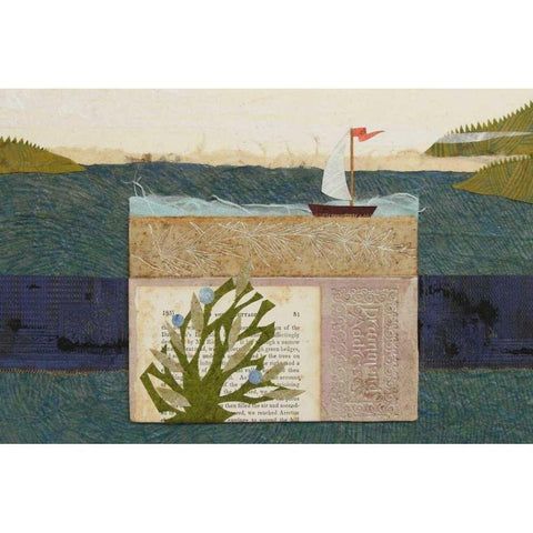 Tiny House III Black Modern Wood Framed Art Print with Double Matting by Savory, Susan