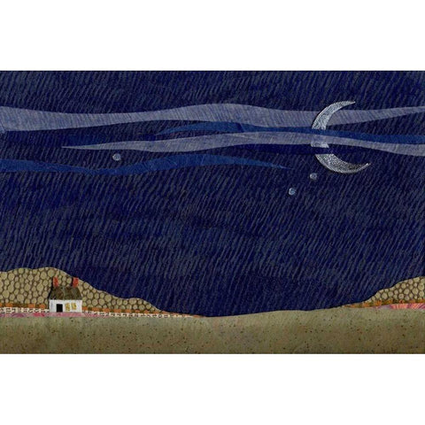 Tiny House IV Black Modern Wood Framed Art Print with Double Matting by Savory, Susan
