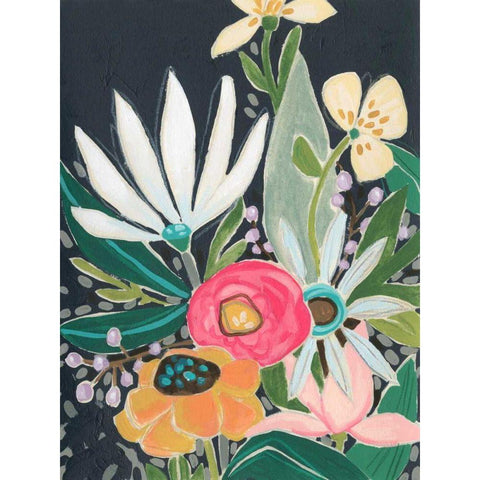 Garden Interlude II Gold Ornate Wood Framed Art Print with Double Matting by Vess, June Erica