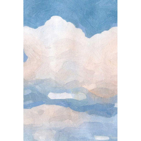 The Clouds II Black Modern Wood Framed Art Print by Caroline, Emma