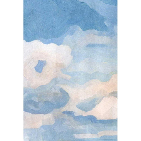 The Clouds III Black Modern Wood Framed Art Print by Caroline, Emma