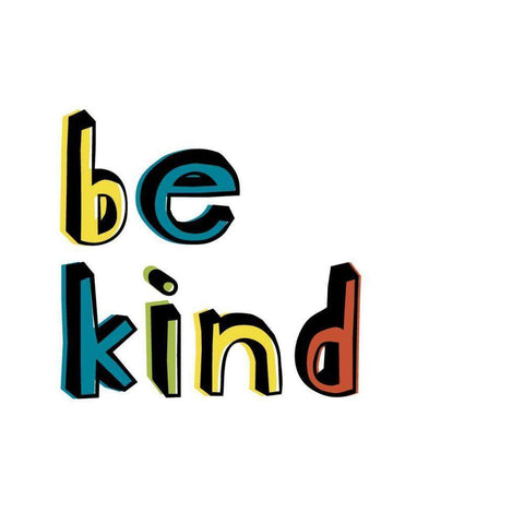 Kind Kids I White Modern Wood Framed Art Print by Fagalde, Jarman
