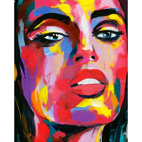 Prismatic Pout III Black Modern Wood Framed Art Print by Warren, Annie