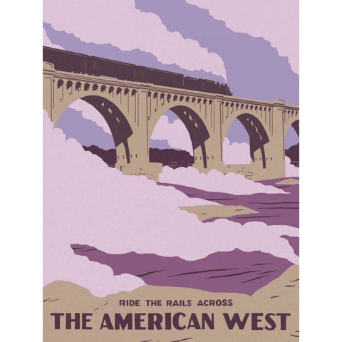 American Wayfarer IV White Modern Wood Framed Art Print by Green, Jacob