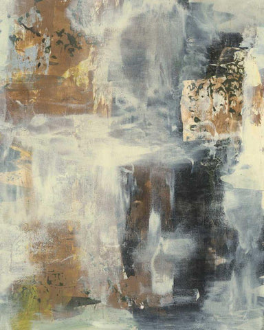 Camouflage II Black Ornate Wood Framed Art Print with Double Matting by Moore, Regina