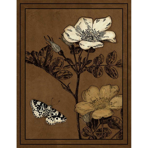 Gilded Blossom IV Gold Ornate Wood Framed Art Print with Double Matting by Vision Studio