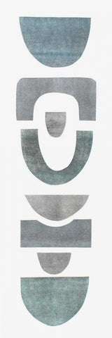 Neutral Totems VIII Black Ornate Wood Framed Art Print with Double Matting by Delamater, Rob