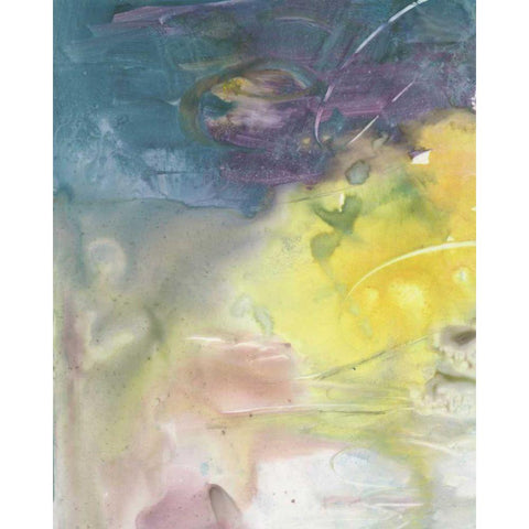 Softest Light I Black Modern Wood Framed Art Print with Double Matting by Combs, Joyce