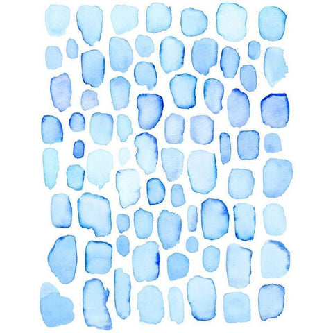 Ice Cubes II White Modern Wood Framed Art Print by Popp, Grace