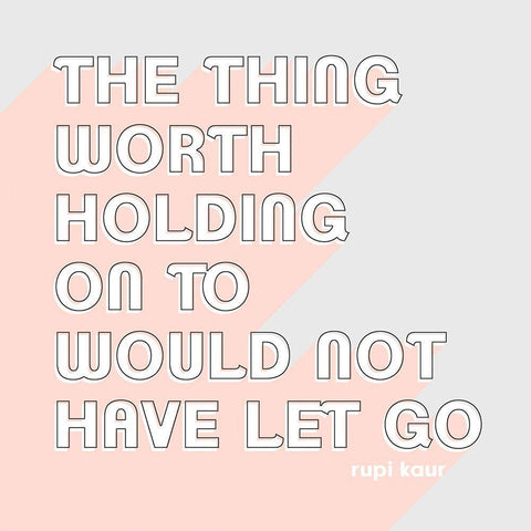 Be Kind II Black Modern Wood Framed Art Print with Double Matting by Popp, Grace