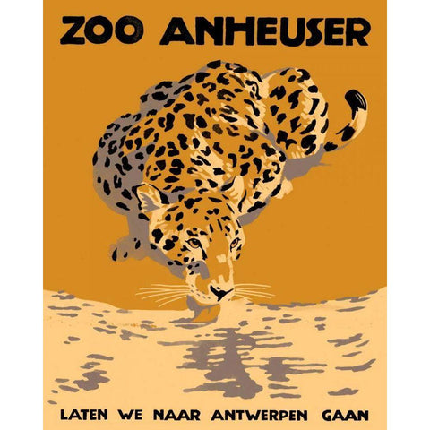 Euro Poster I Black Modern Wood Framed Art Print by Green, Jacob