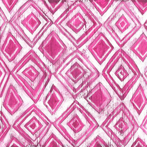 Eclectic Textile I Black Modern Wood Framed Art Print by Vess, June Erica