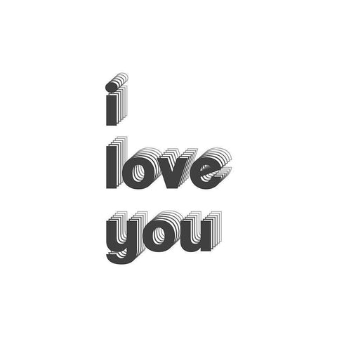 U + Me I Black Modern Wood Framed Art Print with Double Matting by Popp, Grace