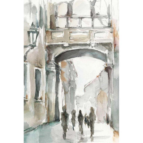 Watercolor Arch Studies I Black Modern Wood Framed Art Print with Double Matting by Harper, Ethan