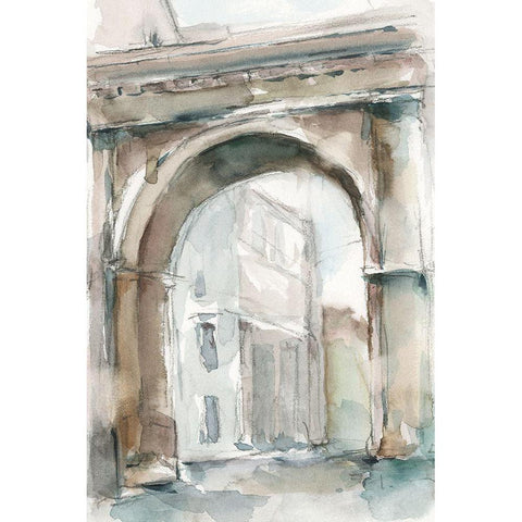 Watercolor Arch Studies III Black Modern Wood Framed Art Print by Harper, Ethan