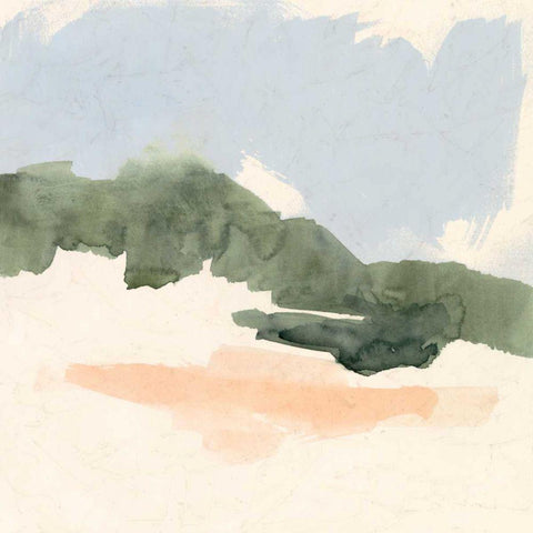 Soft Thicket II White Modern Wood Framed Art Print by Borges, Victoria