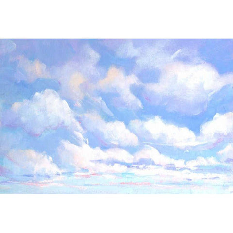 Sky High I White Modern Wood Framed Art Print by OToole, Tim