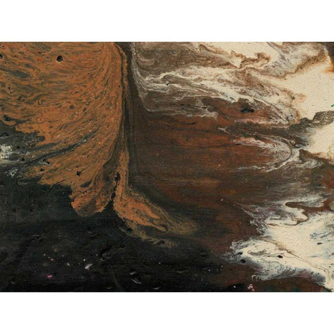 Dark Flow III Gold Ornate Wood Framed Art Print with Double Matting by Moore, Regina