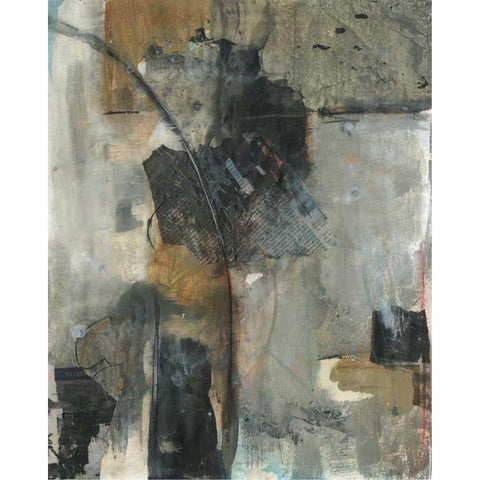 Gathering I White Modern Wood Framed Art Print by Combs, Joyce