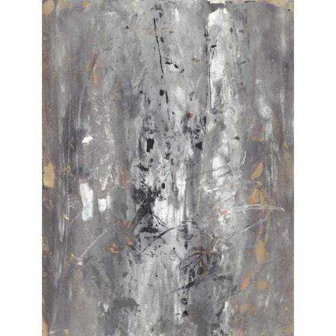 Ancient Marks I Black Modern Wood Framed Art Print by Combs, Joyce