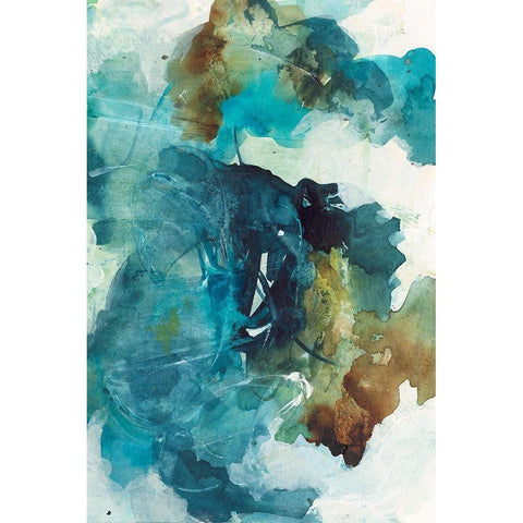 Spring II White Modern Wood Framed Art Print by Combs, Joyce
