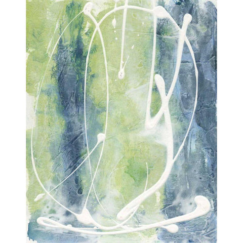 Unbroken Circle II Black Modern Wood Framed Art Print by Combs, Joyce