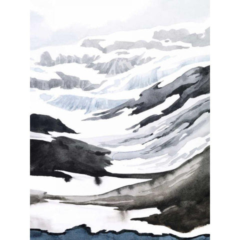 Winter Walk II White Modern Wood Framed Art Print by Popp, Grace