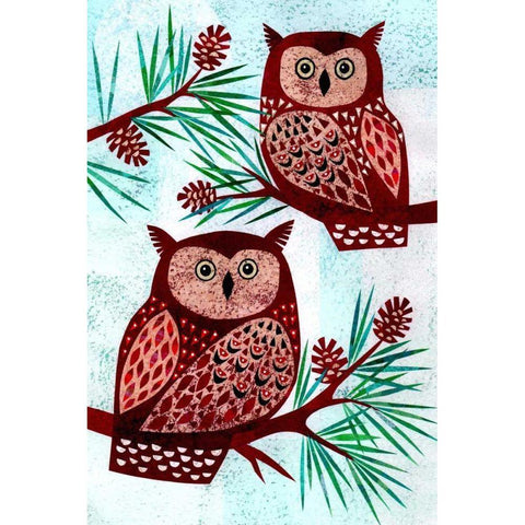 Forest Creatures VIII Black Modern Wood Framed Art Print by Conway, Kim
