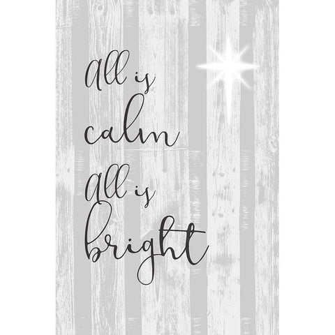 Blessed Christmas II White Modern Wood Framed Art Print by Goldberger, Jennifer