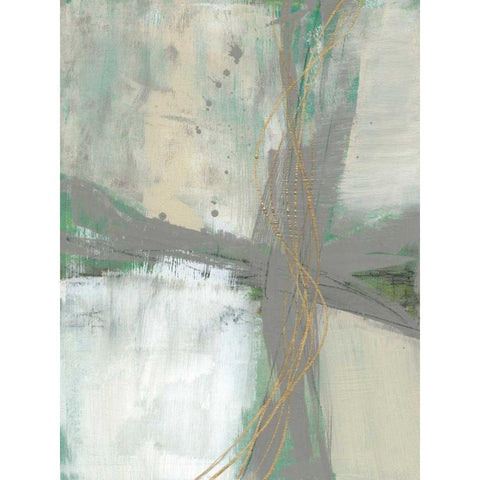 Golden Weave II Black Modern Wood Framed Art Print by Goldberger, Jennifer