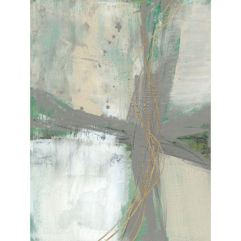 Golden Weave II Black Modern Wood Framed Art Print by Goldberger, Jennifer