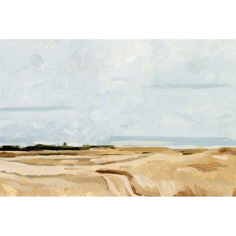 Quiet Coast II Black Modern Wood Framed Art Print by Caroline, Emma