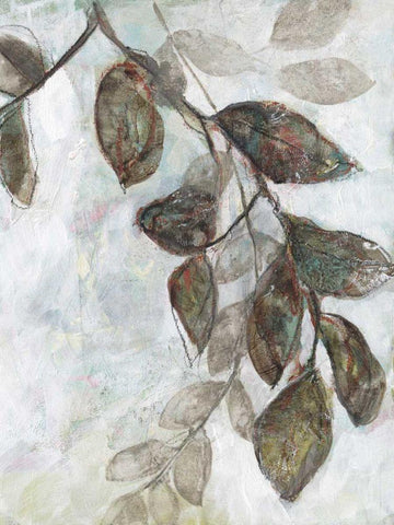 Dream Branches II White Modern Wood Framed Art Print with Double Matting by Goldberger, Jennifer