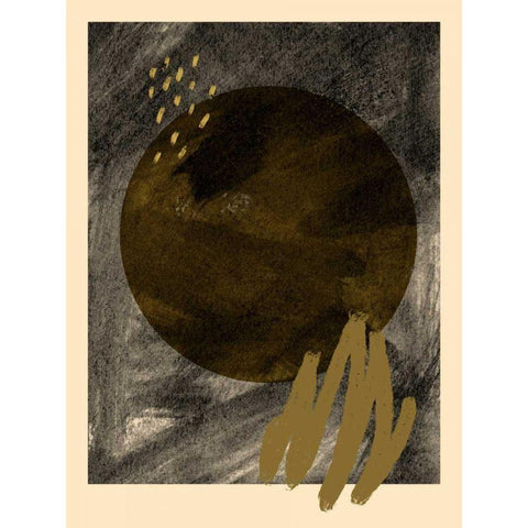 Grafis I Black Modern Wood Framed Art Print by Green, Jacob