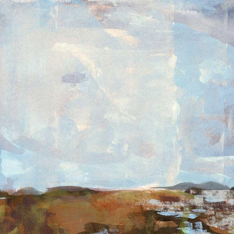 Rannoch Moor II Black Modern Wood Framed Art Print with Double Matting by Green, Jacob