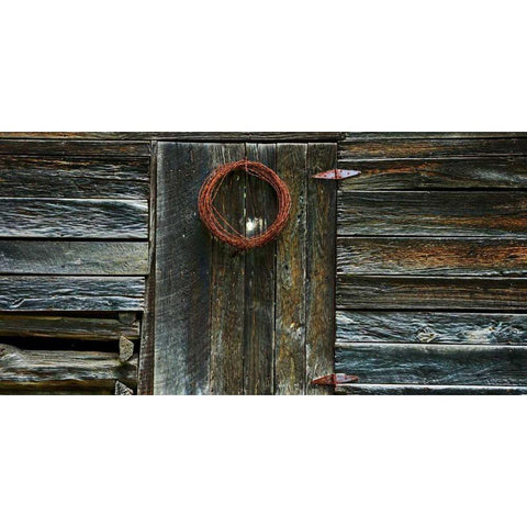 Barnside I Gold Ornate Wood Framed Art Print with Double Matting by McLoughlin, James