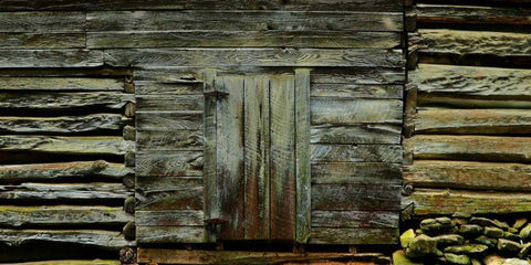 Barnside II Black Ornate Wood Framed Art Print with Double Matting by McLoughlin, James