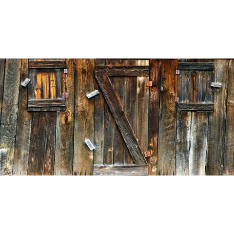 Barnside IV White Modern Wood Framed Art Print by McLoughlin, James